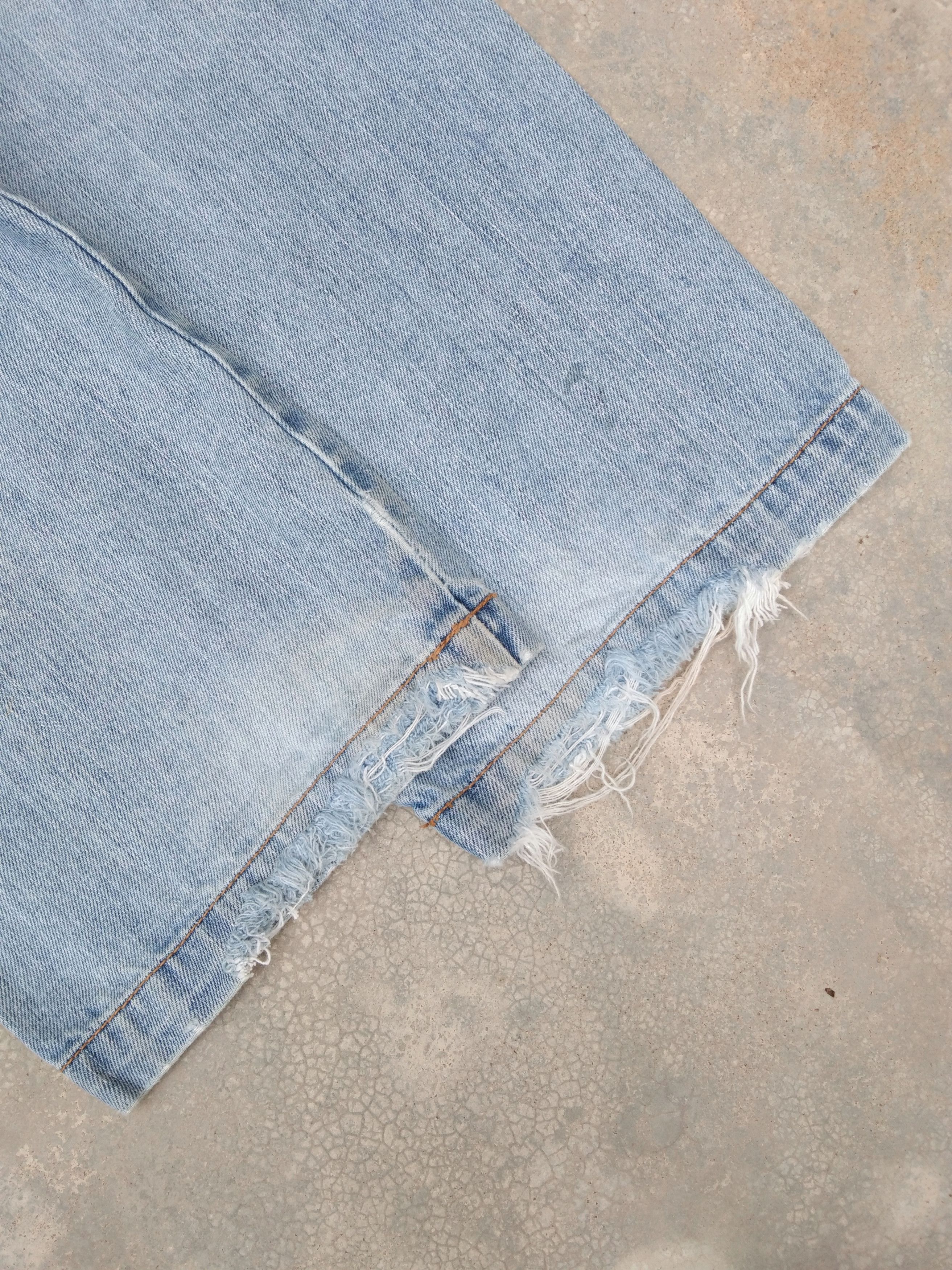 Japanese Brand × Vintage Vintage Distressed Duck Head Carpenter Jeans 30x29 Size US 30 / EU 46 - 4 Thumbnail