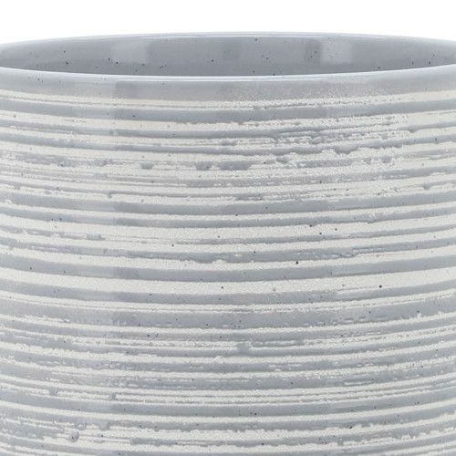Designer × Homemade CERAMIC, S/2 5/8" PLANTER ON STAND, GRAY Size US L / EU 52-54 / 3 - 8 Thumbnail