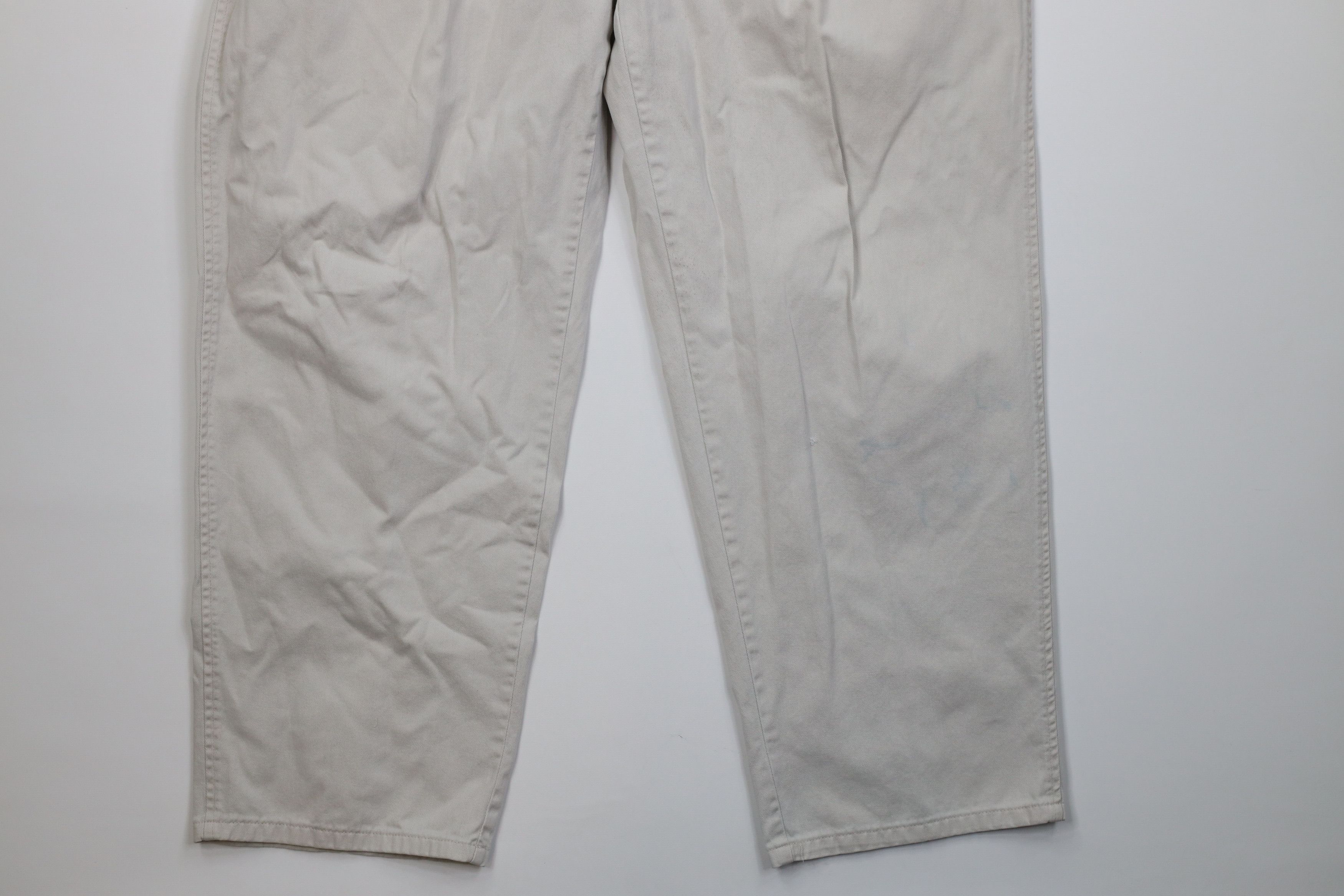 Ralph Lauren Vintage 70s 80s Ralph Lauren Wide Leg Chino Pants Beige USA Size US 42 / EU 58 - 4 Thumbnail