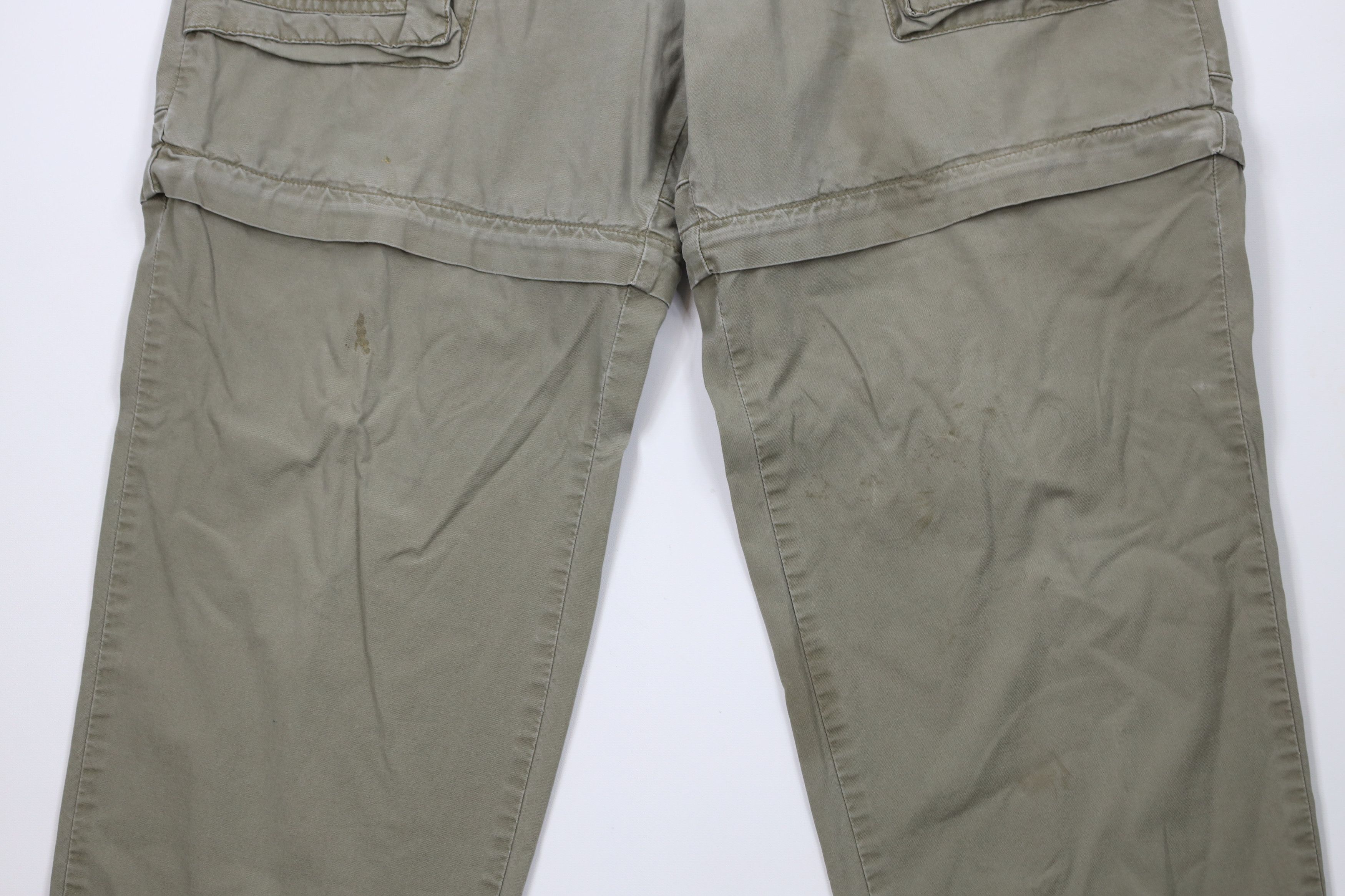 Cabelas × Vintage Vintage 90s Cabelas Wide Leg Convertible Cargo Pants Shorts Size US 36 / EU 52 - 3 Thumbnail