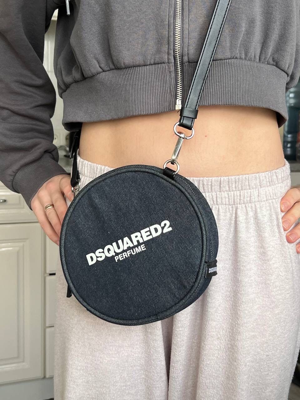 Dsquared2 Dsquared2 Shoulders blue navy denim perfume Bag big logo y2k Size ONE SIZE - 3 Thumbnail