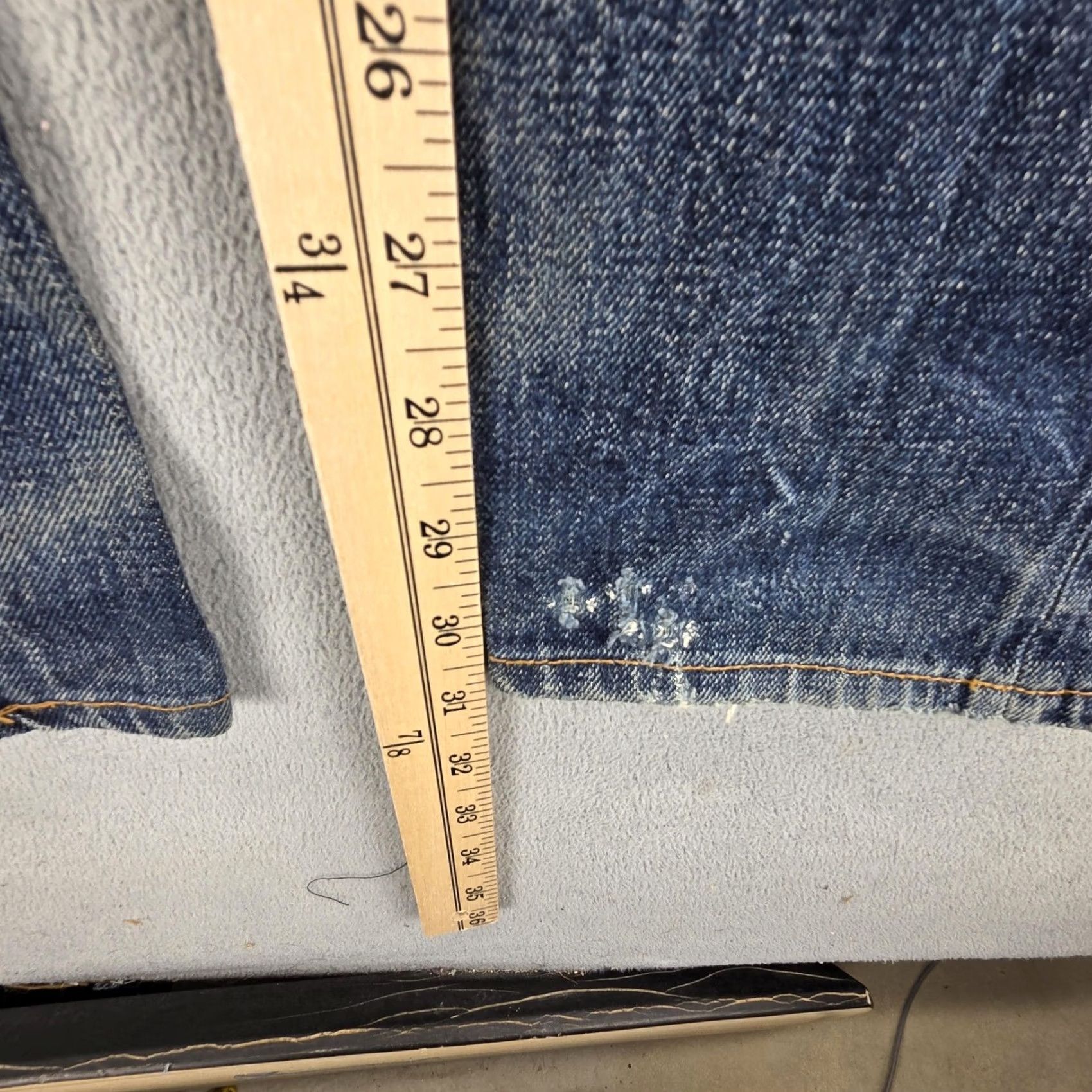 Studio D'Artisan Studio D Artisan Jeans Mens 31x31 SD-103 Selvedge Thrashed Whiskers Honeycomb Size US 31 - 4 Thumbnail