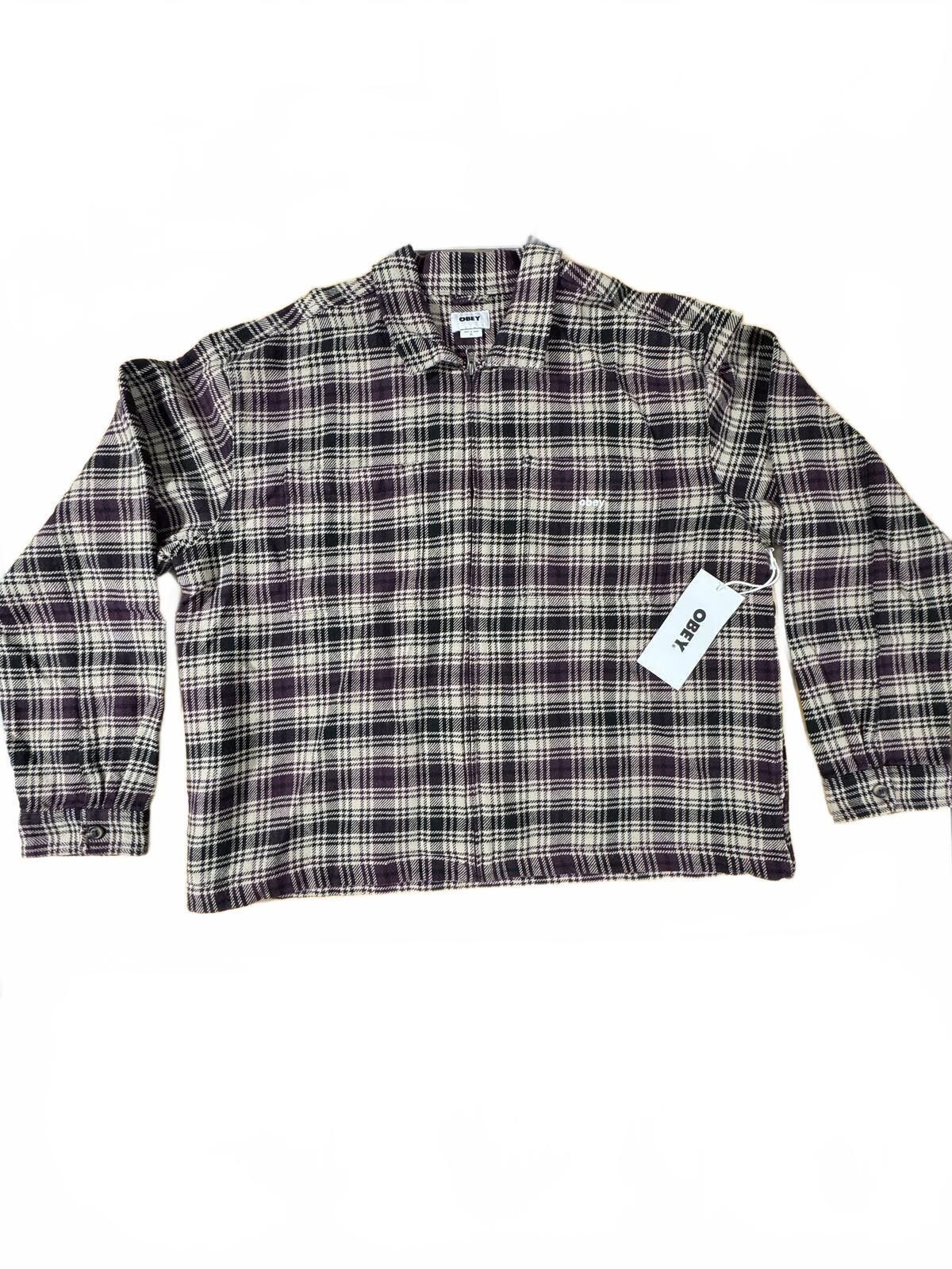 Obey Obey Plaid Long Sleeve Shirt Jacket XL Size US XL / EU 56 / 4 - 1 Thumbnail