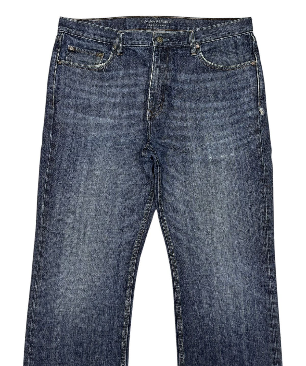 Banana Republic Vintage Banana Republic Baggy Nice Faded Denim Jeans Size US 36 / EU 52 - 5 Thumbnail