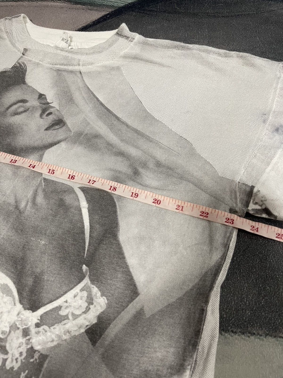 Vintage Vintage 90s Acqua All-Over Print Lingerie Dream Tee Size US XL / EU 56 / 4 - 6 Thumbnail