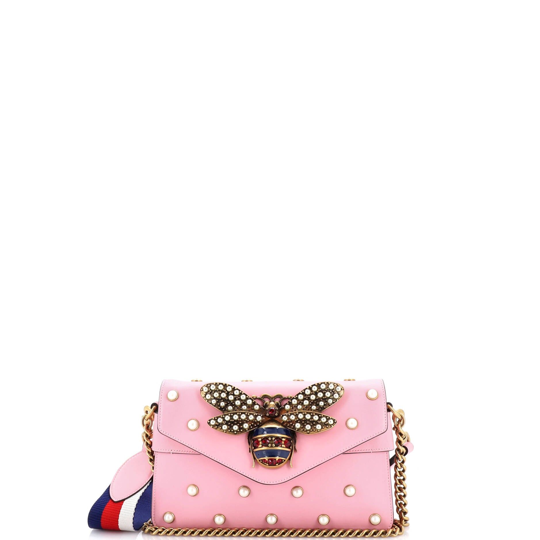 Gucci Broadway Pearly Bee Shoulder Bag Size ONE SIZE - 1 Thumbnail