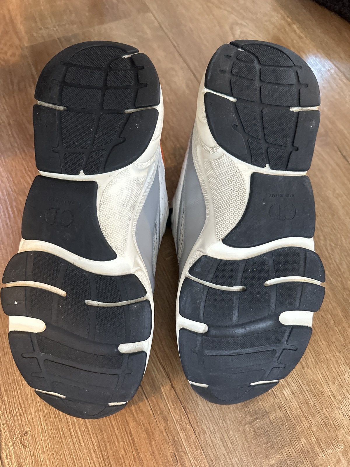 Dior Dior Sneakers B22 Grey/Orange Size US 8.5 / EU 41-42 - 19 Thumbnail
