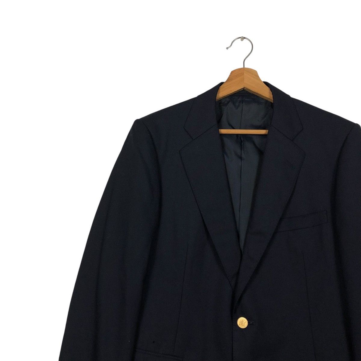 Burberry 🔥VINTAGE BURBERRYS COATS JACKET DOUBLE BREAST GOLDEN BUTTON Size US M / EU 48-50 / 2 - 9 Thumbnail