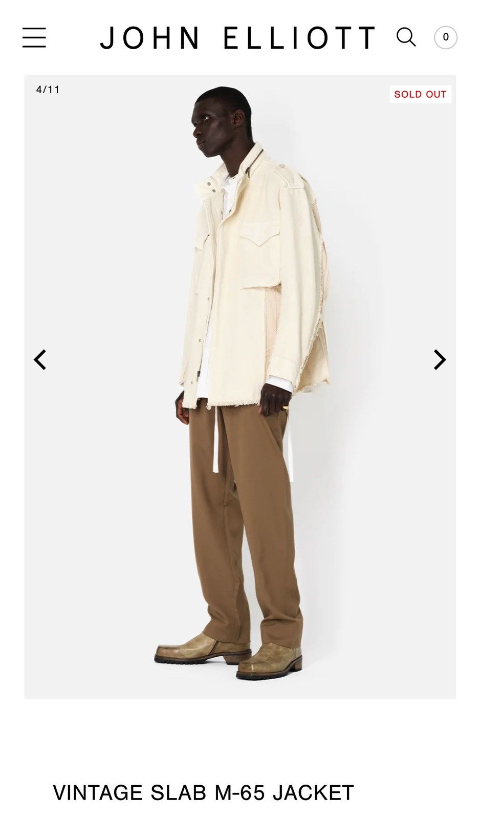 John Elliott John Elliott Vintage Frame M-65 Jacket Size US XL / EU 56 / 4 - 5 Thumbnail