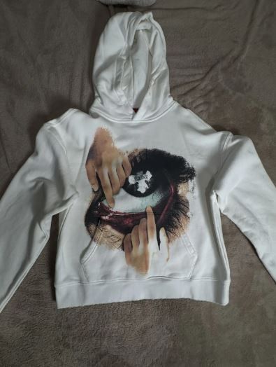 Other White y2k style graphic hoodie Size US S / EU 44-46 / 1 - 1 Thumbnail
