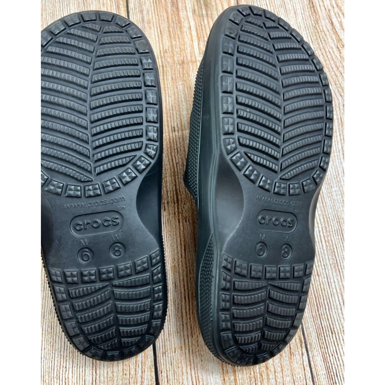 Crocs Crocs Sandal Slip On Black Mens Size 6 Women’s 8 Waterproof Rubber Open Toe Slide Casual Iconic Comfort Baya II Size US 6 / IT 36 - 3 Thumbnail