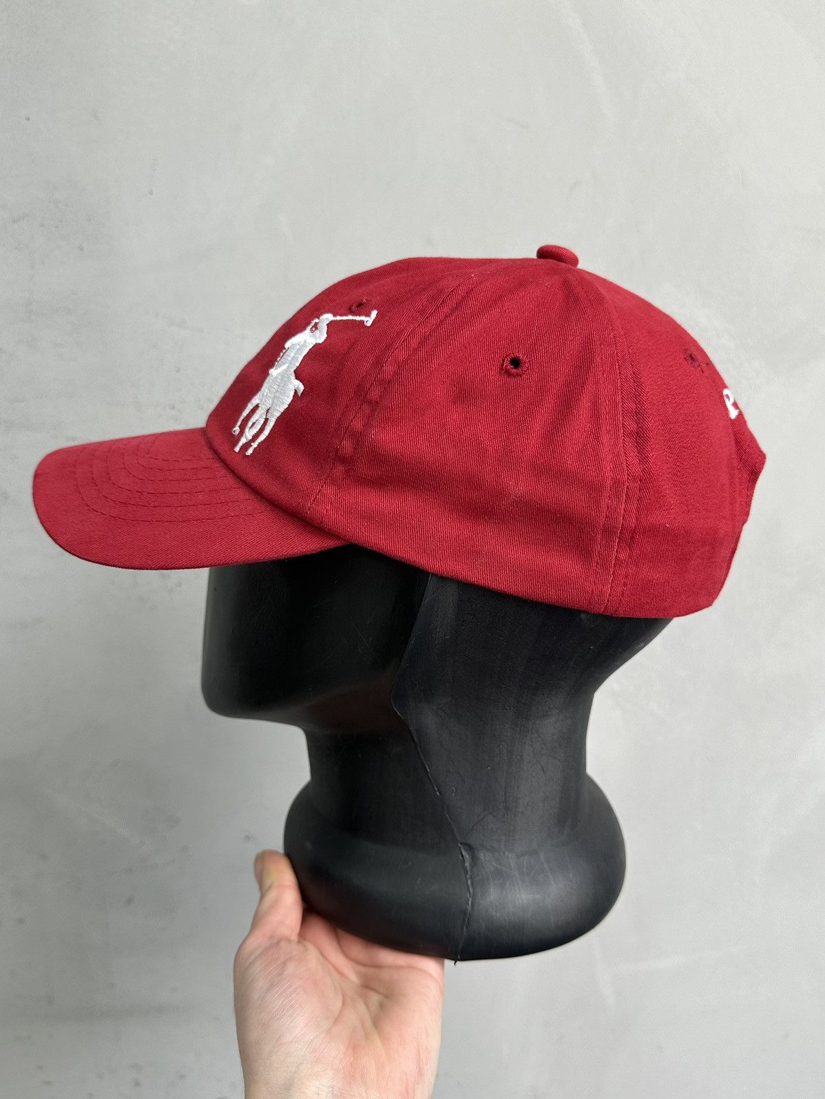Polo Ralph Lauren Vintage Cap Polo Ralph Lauren Beanie Hats Y2k Red Y2k Diesel Size ONE SIZE - 3 Thumbnail