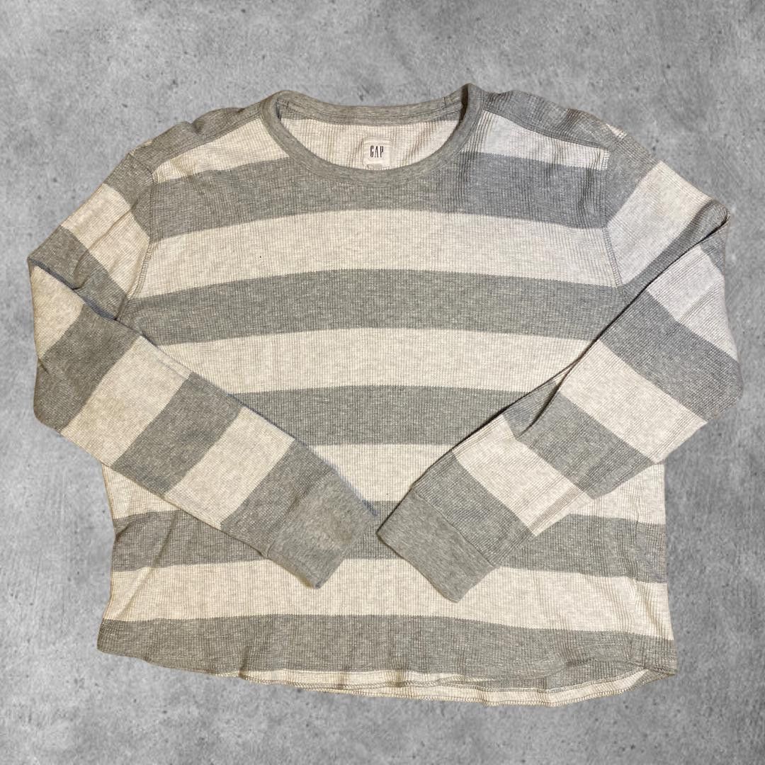 Gap Vintage Boxy Gap Striped Longsleeve Size US M / EU 48-50 / 2 - 1 Thumbnail