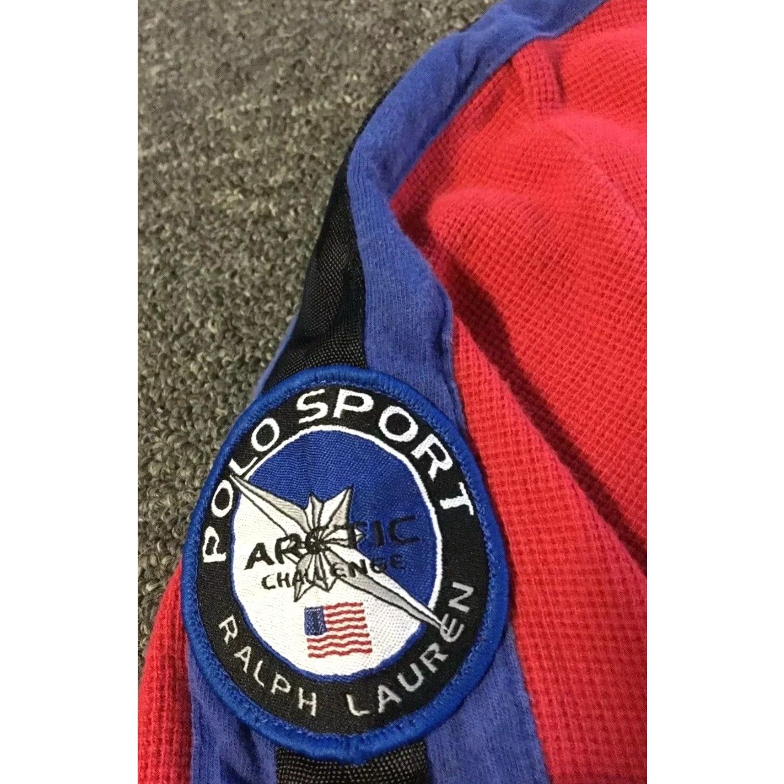 Polo Ralph Lauren VINTAGE Polo Sport Arctic Challenge Spellout Turtleneck Sweater Shirt Men S Red 90s Ski Downhill Nautical 80s Retro Polo Ralph Lauren Size US S / EU 44-46 / 1 - 2 Thumbnail