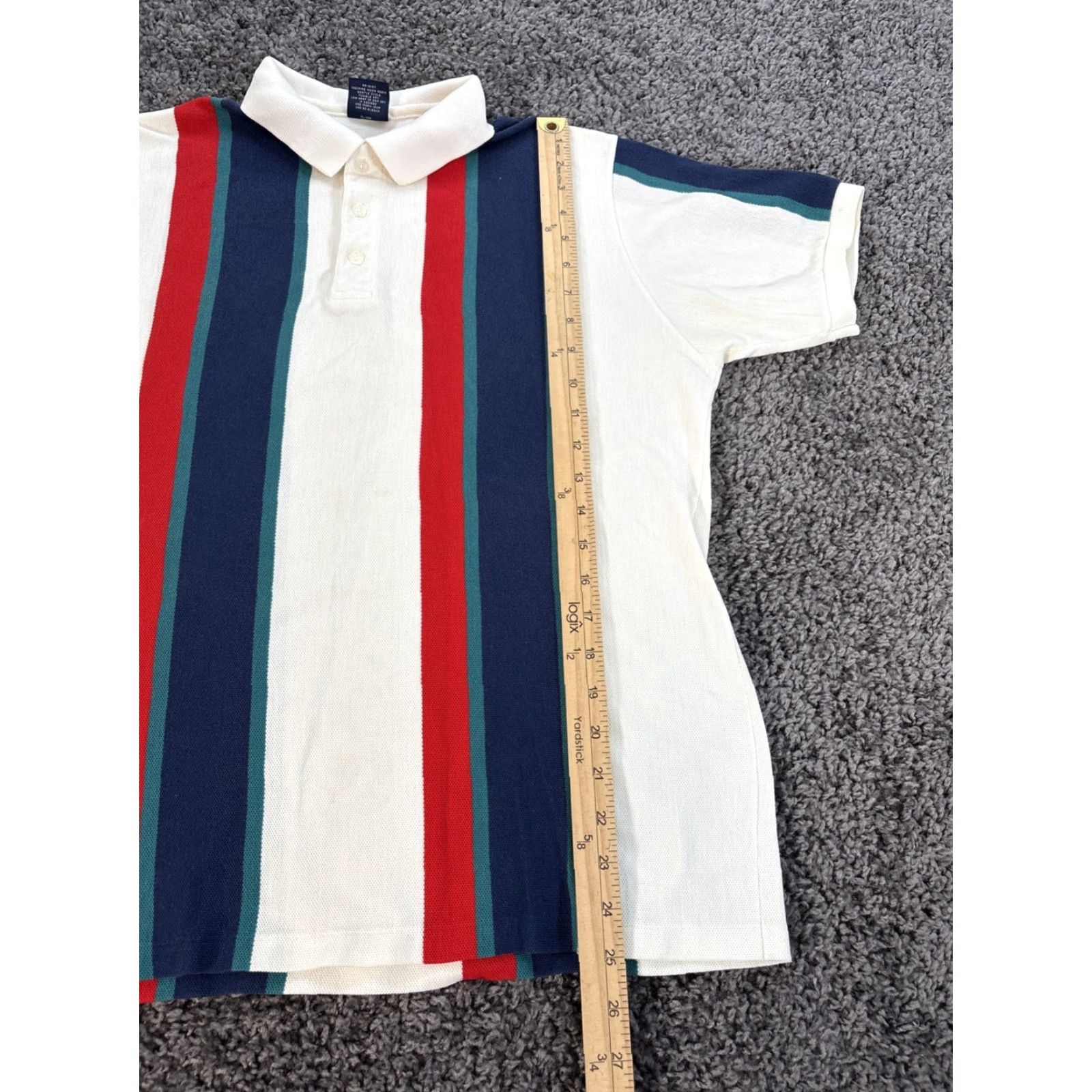 Gant VINTAGE GANT Rugger Polo Shirt Mens L Blue 100% Cotton Made In USA Short Sleeve Casual (Polo) Shirt Size US L / EU 52-54 / 3 - 2 Thumbnail