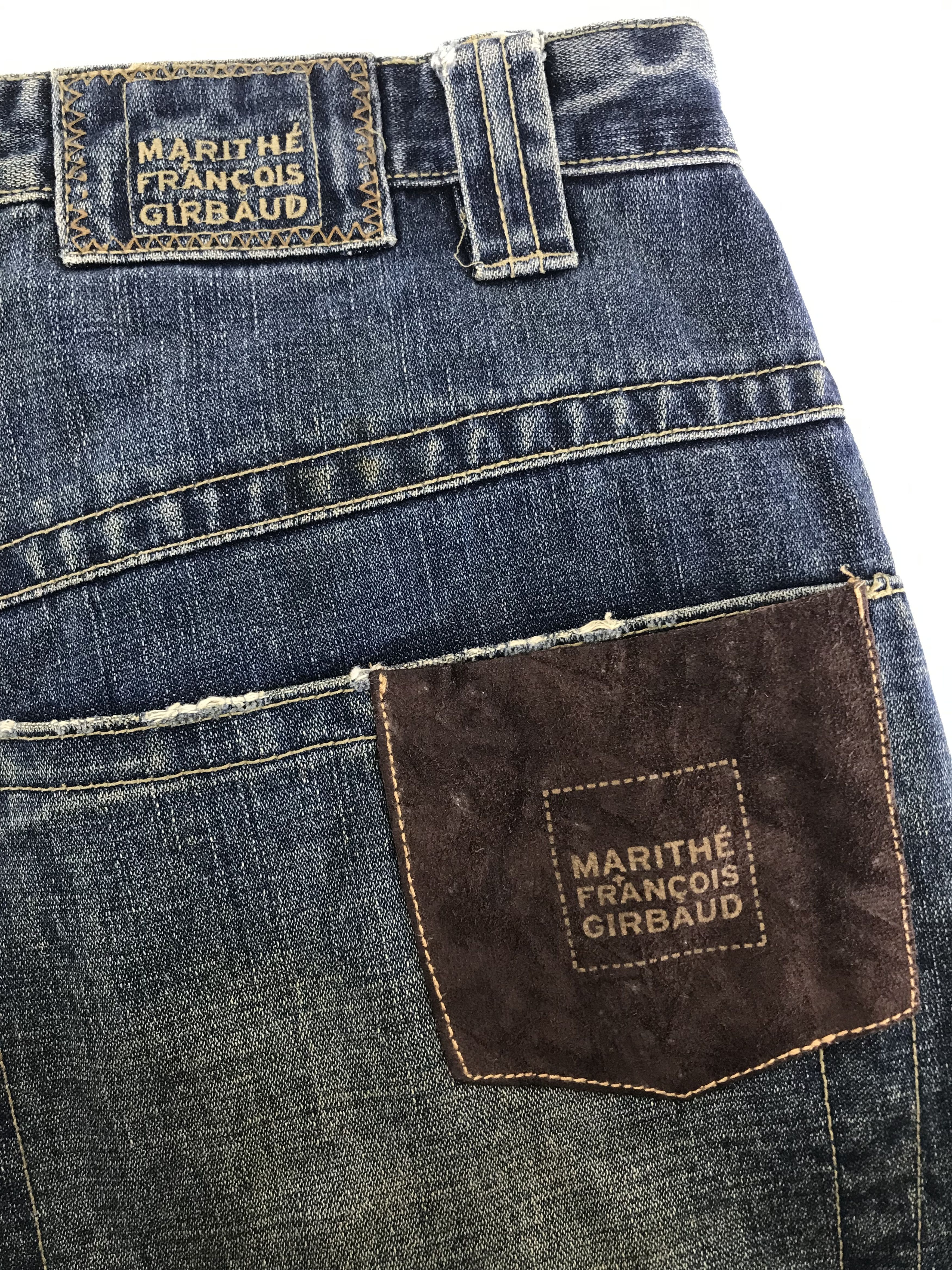Marithe + Francois Girbaud Vintage Marithe Francois Firbaud Wide Baggy Jeans Size US 42 / EU 58 - 12 Thumbnail
