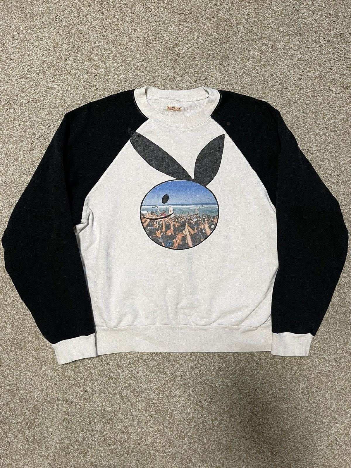Kapital Kapital Smiley Crewneck Sweatshirt Size US L / EU 52-54 / 3 - 1 Thumbnail