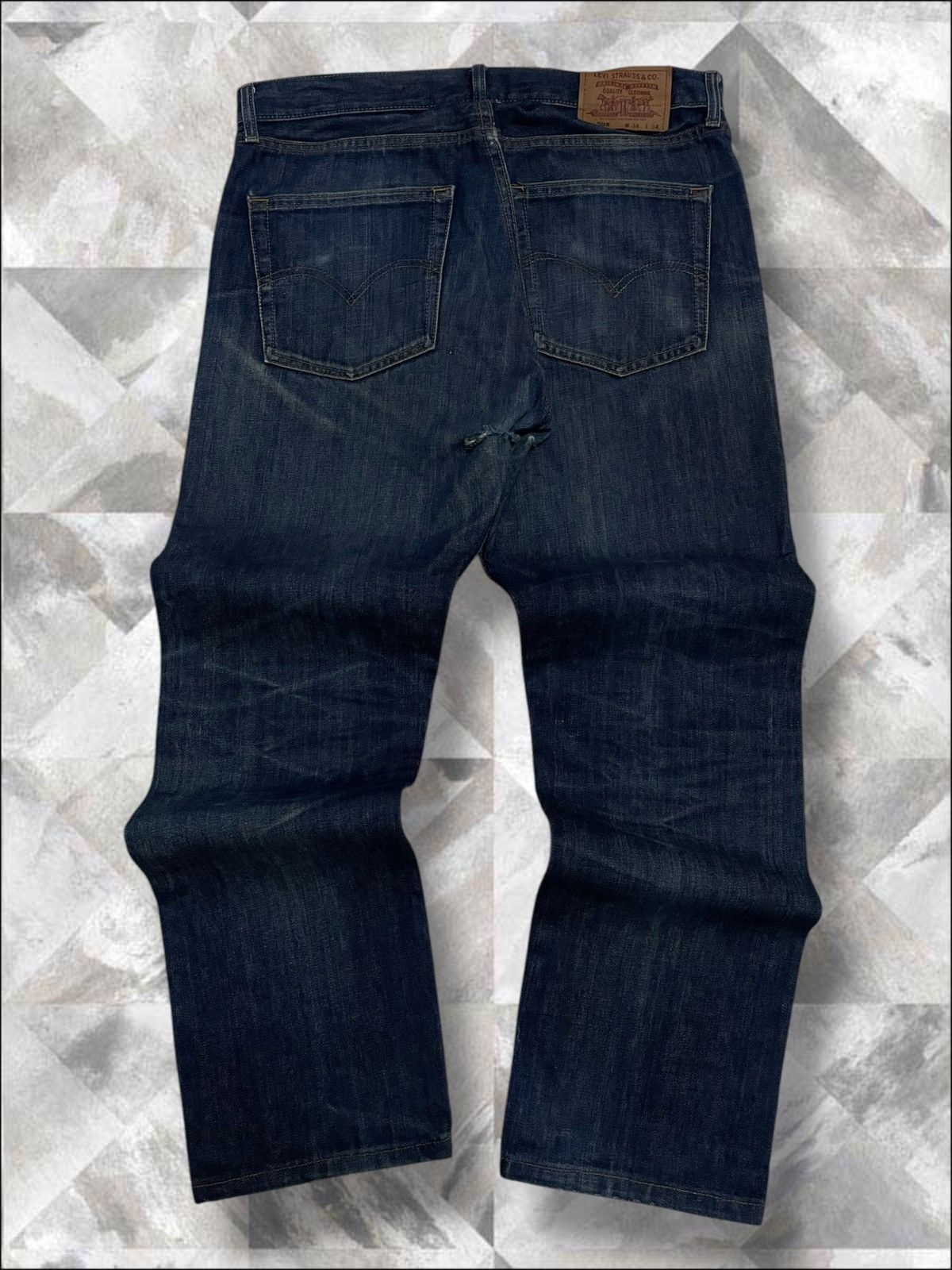 Levi's Vintage Clothing Vintage 1990s Designer Levis 505 Distressed Denim Style Size US 34 / EU 50 - 8 Thumbnail
