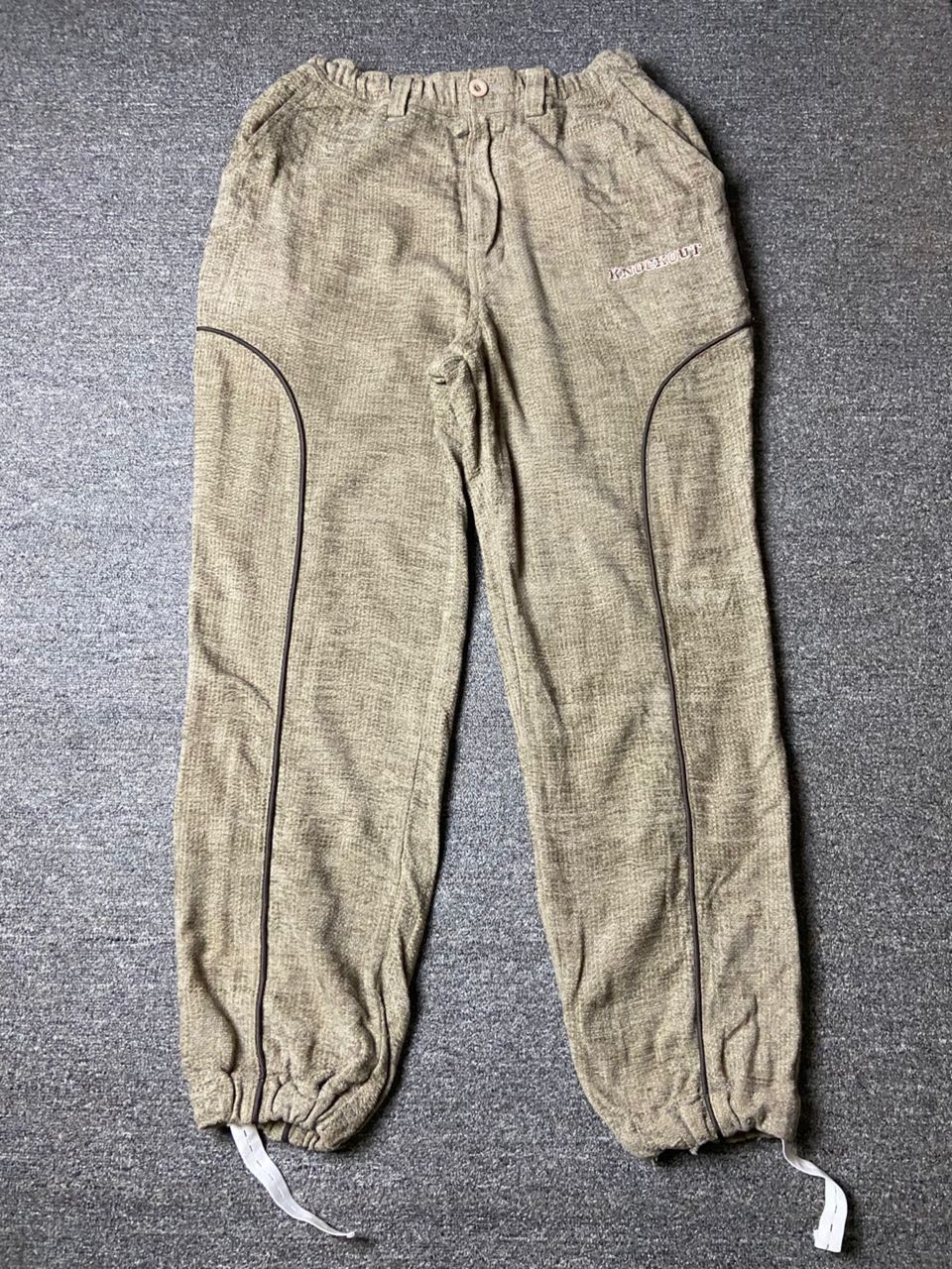 Japanese Brand Knockout Sportswear Garment Corduroy Pants with Cuffs (179) Size US 30 / EU 46 - 1 Thumbnail