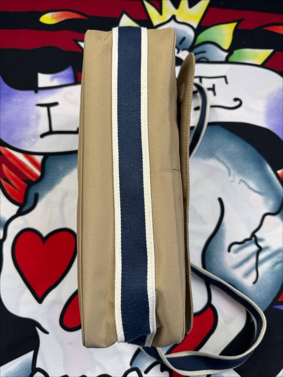 Lacoste Lacoste messenger shoulder bag in beige Size OS Size ONE SIZE - 4 Thumbnail