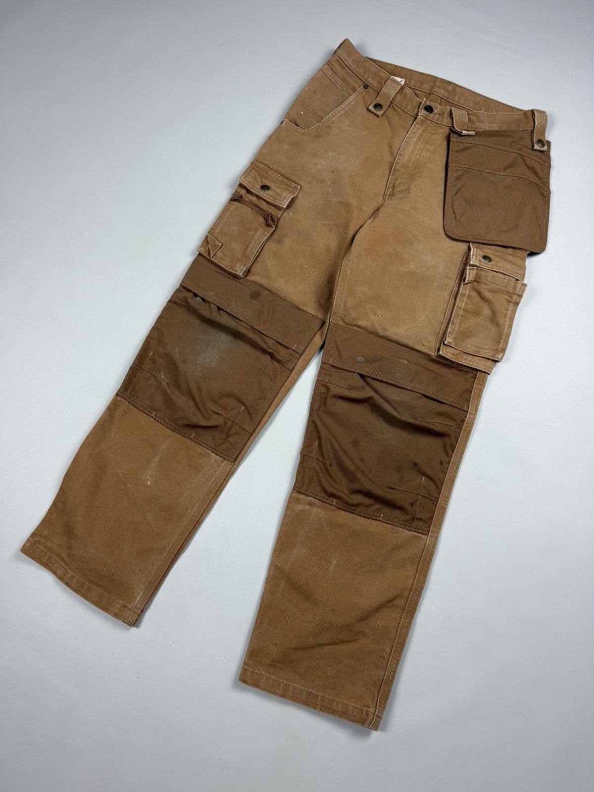Carhartt Carhartt Canvas Workwear Double Knee Cargo Pants Trousers Size US 30 / EU 46 - 4 Thumbnail