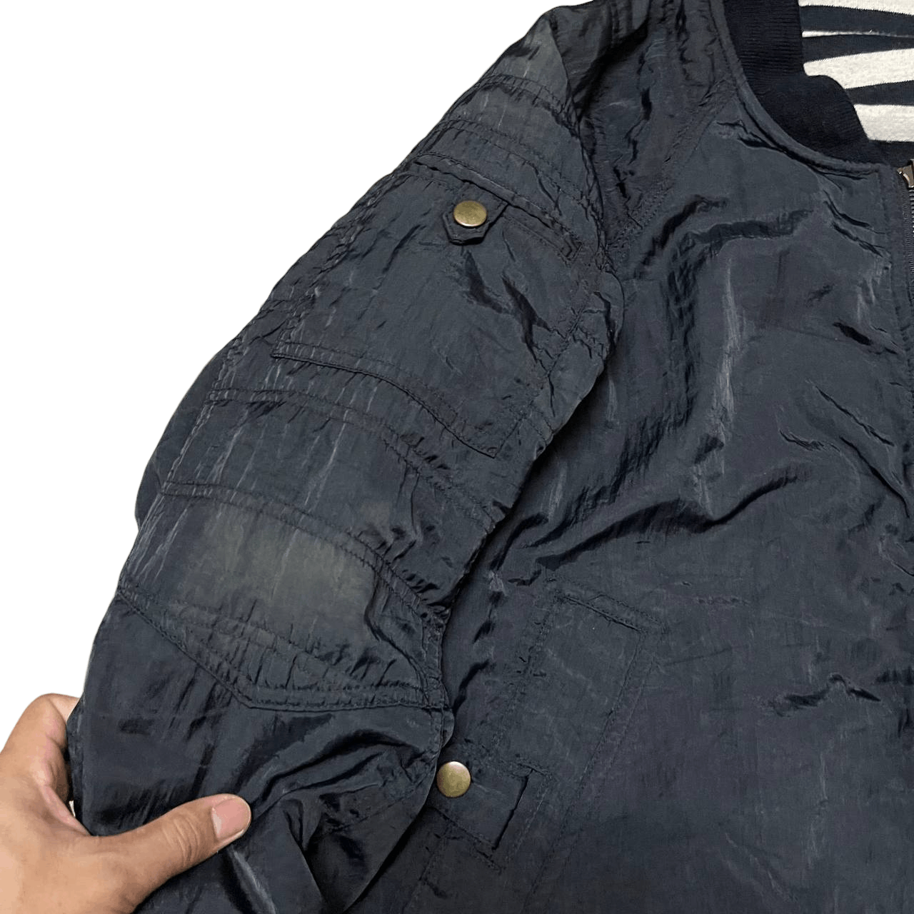 Issey Miyake Vintage AC Zone Bomber Jacket Reversible Issey Style Size US S / EU 44-46 / 1 - 7 Thumbnail