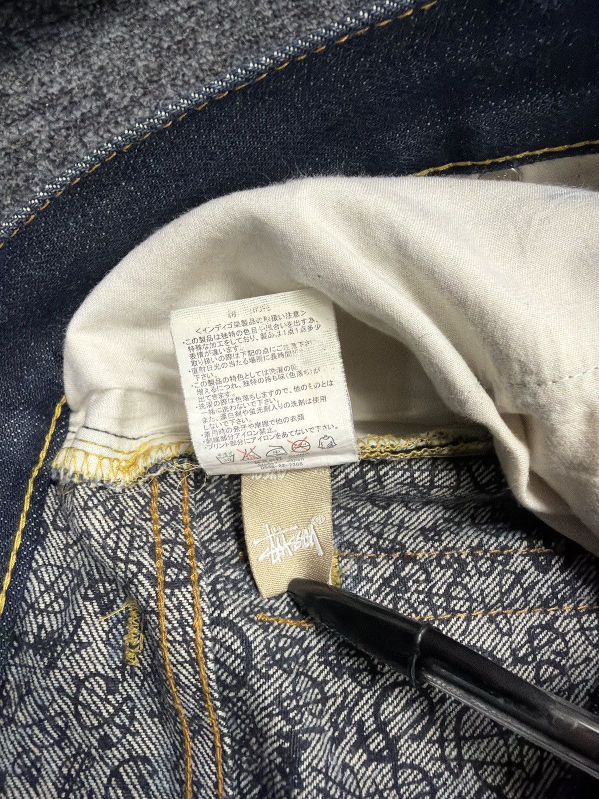 Stussy Vintage 2000s Stussy Rough & Rugged Dollar Jeans - Waist 32 Size US 32 / EU 48 - 11 Thumbnail