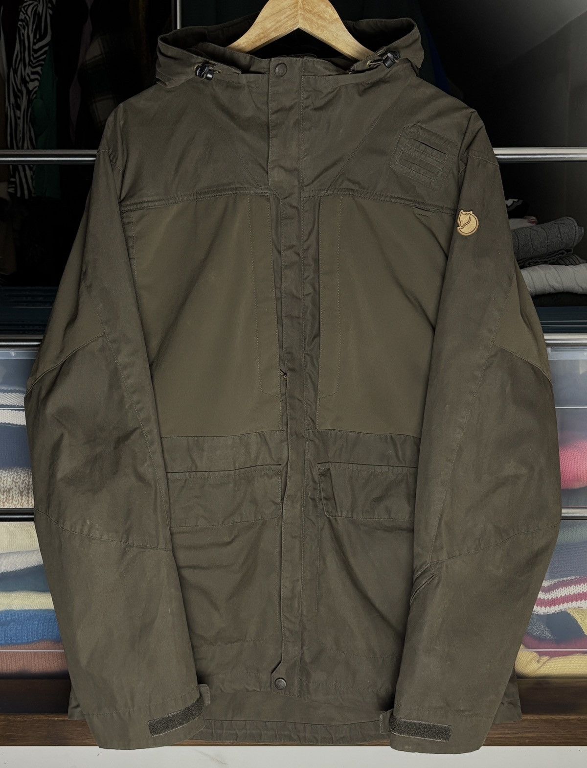 Fjallraven Fjallraven Lappland Hybrid Military Army Cargo Jacket G-1000 Size US XL / EU 56 / 4 - 1 Thumbnail