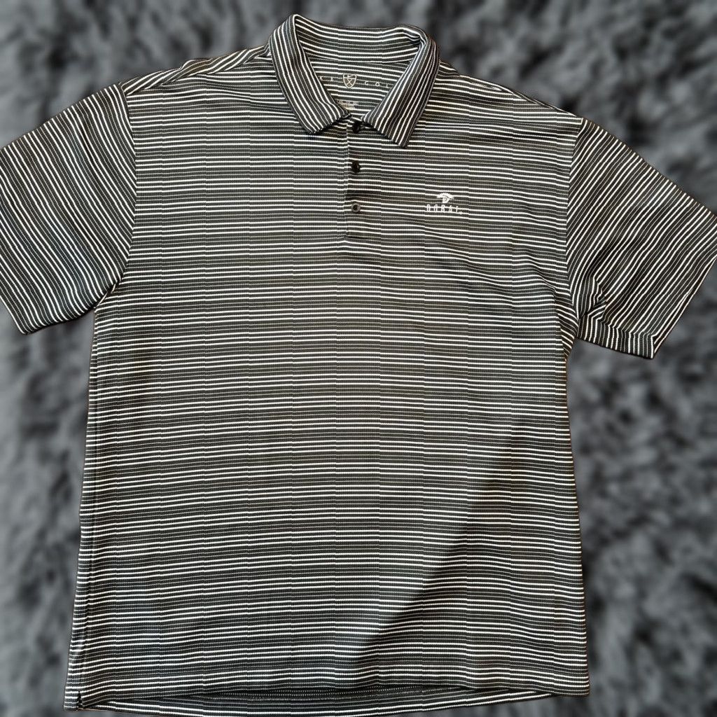 Nike Nike Golf Trump National Doral Polo Shirt Men XL Black White Striped Polo Shirt Men XL Black White Striped Sports Nike Golf Size US XL / EU 56 / 4 - 1 Thumbnail