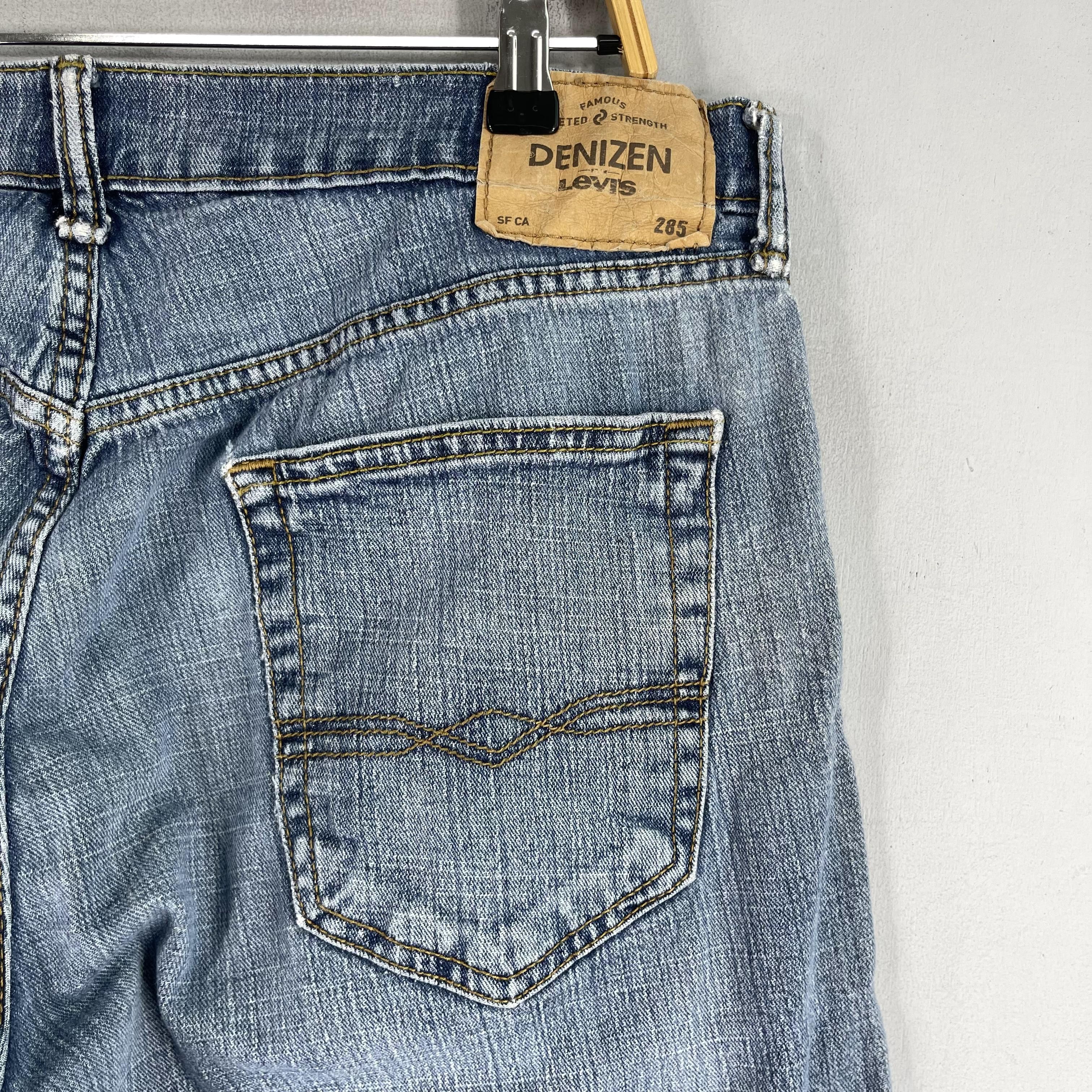 Levi's Size 37 Vintage Levis 285 Denizen Distressed Dirty Jeans Size US 37 - 8 Thumbnail
