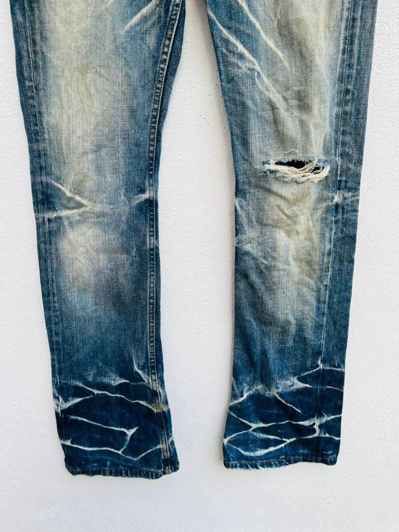 Japanese Brand × Vintage Vintage Jackrose Distressed Japanese Bootcut Fashion Style Size US 33 - 4 Thumbnail