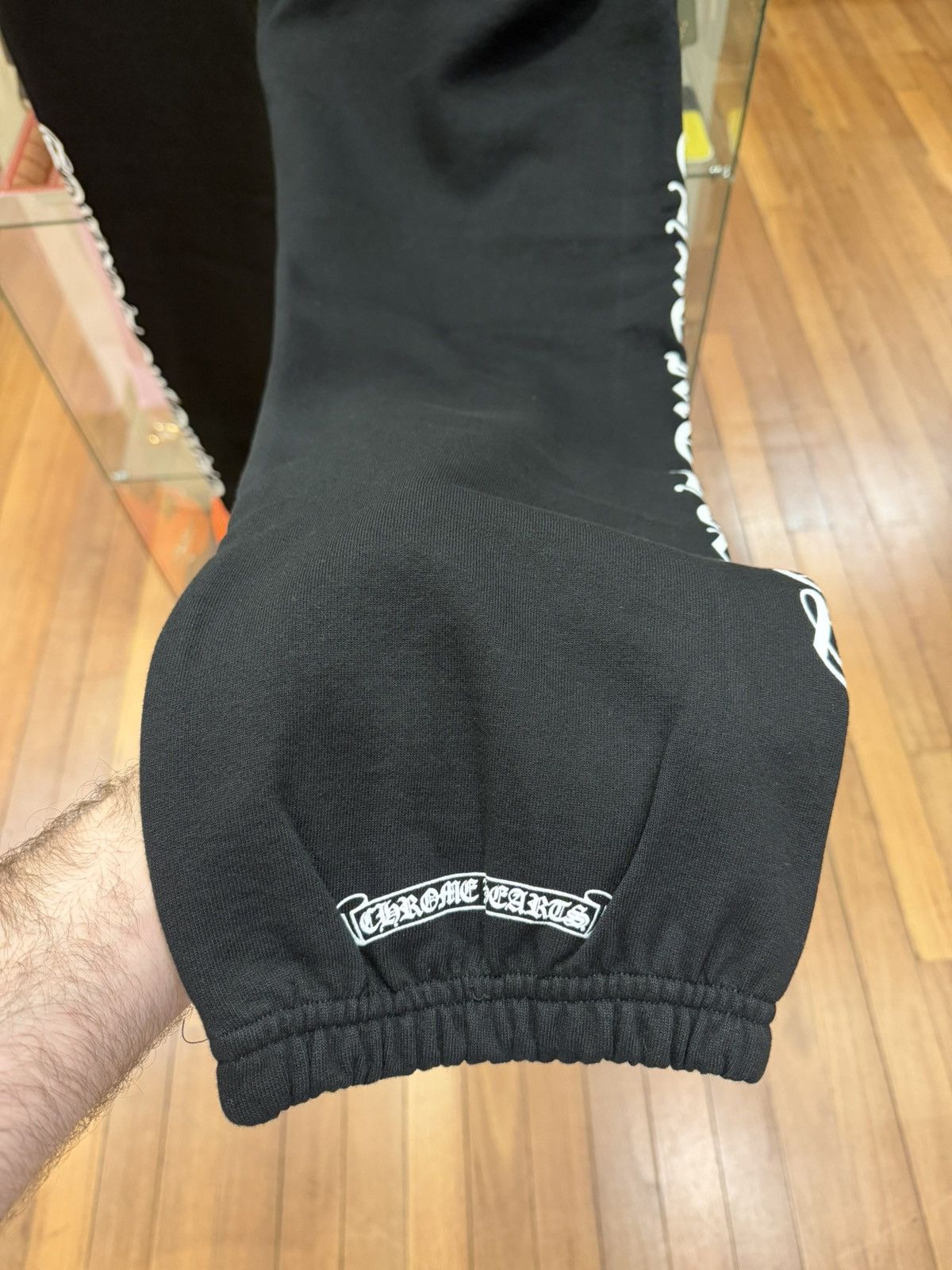 Chrome Hearts Chrome Hearts Leg Print Scroll Sweatpants - Black Size US 36 / EU 52 - 5 Thumbnail