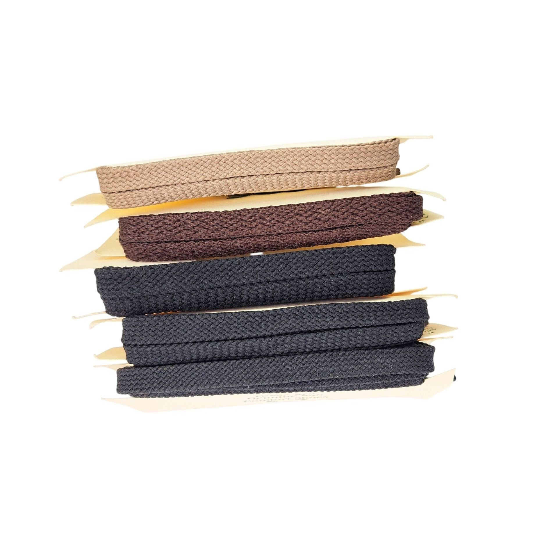 Other SAS Genuine Shoelaces 5 Pair Black Brown Beige 32 Inches New Size ONE SIZE - 2 Thumbnail