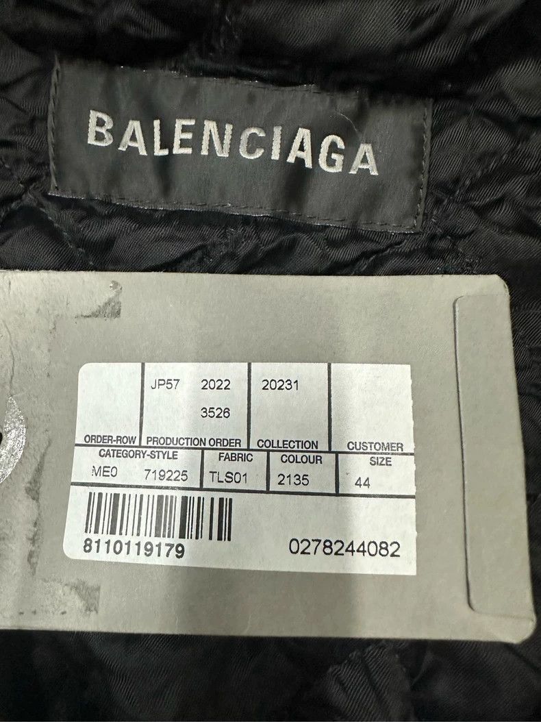 Balenciaga Balenciaga Black Hooded Leather Blouson Jacket-2506 Size US L / EU 52-54 / 3 - 3 Thumbnail