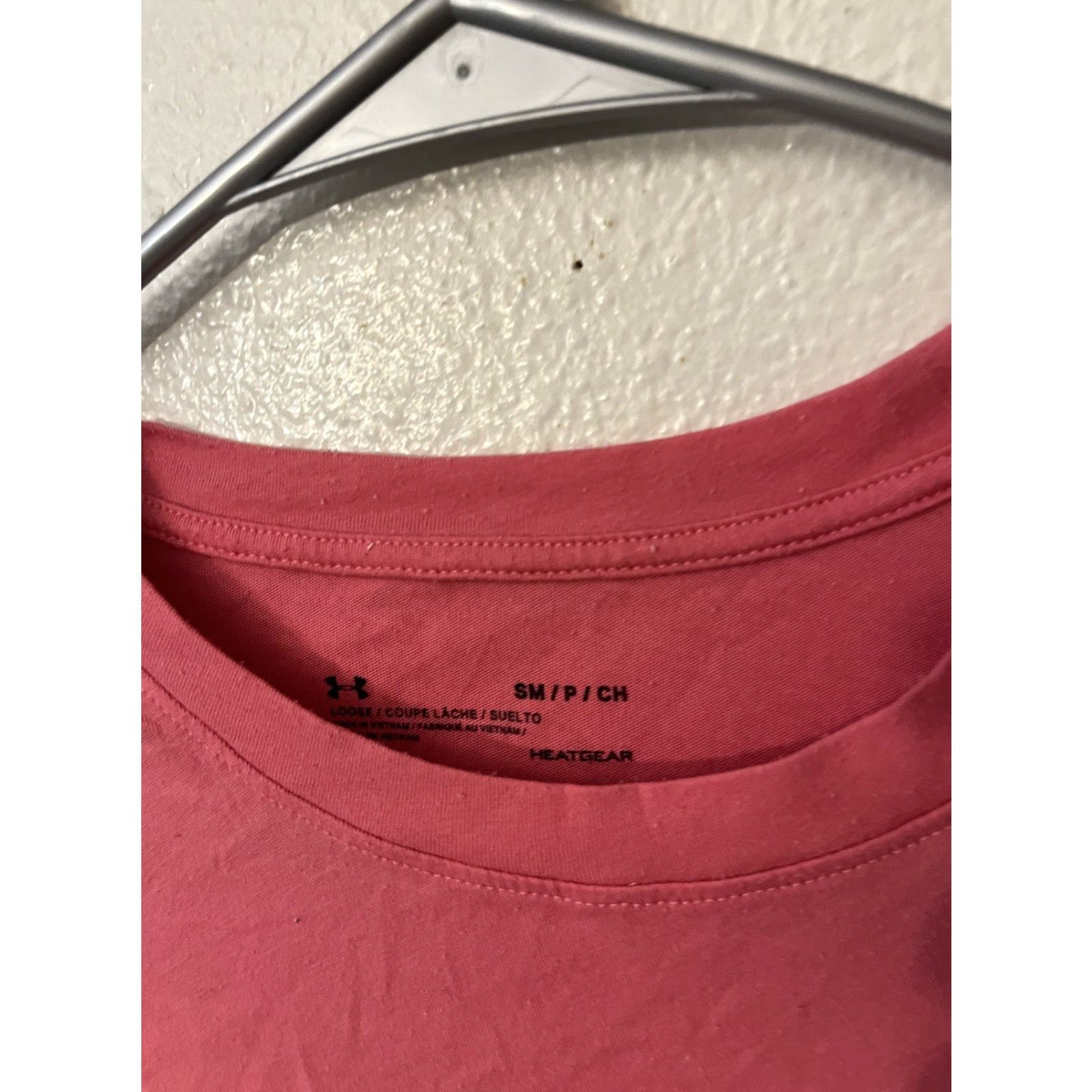 Under Armour Under Armour T-Shirt Men Short Sleeve Pink Crew Neck Heatgear Vintage: No Size US S / EU 44-46 / 1 - 2 Thumbnail