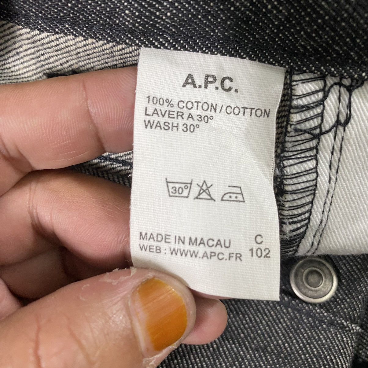 A.P.C. × If Six Was Nine A.p.c. Petit Standard Denim Non Selvedge Dark Grey Colour Size US 30 / EU 46 - 6 Thumbnail