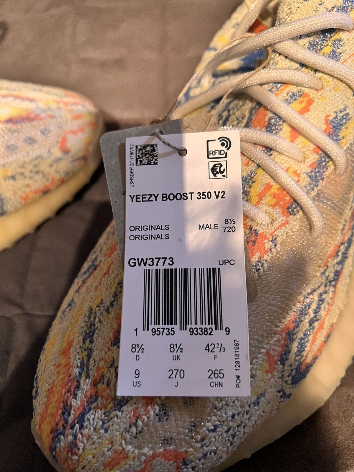 Adidas × Kanye West YEEZY BOOST 350 V2 'MX OAT' Size US 9 / EU 42 - 9 Thumbnail