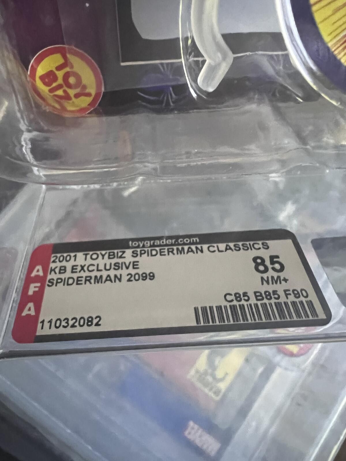 Marvel Comics Spider-Man 2099 AFA 85 Graded KB Exclusive Marvel Legends Size ONE SIZE - 6 Thumbnail