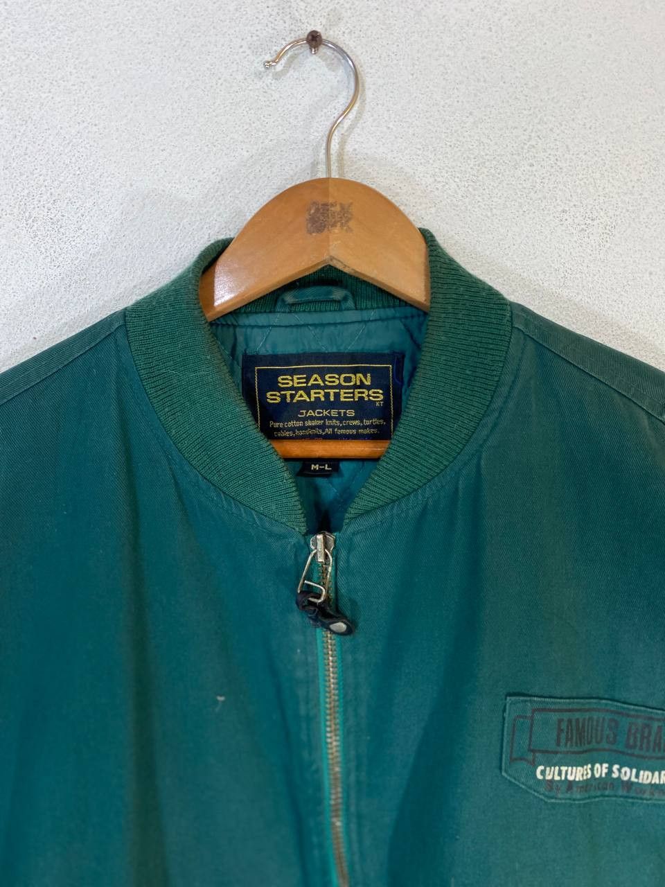 Japanese Brand japanese brands cotton bomber jacket nice design Size US L / EU 52-54 / 3 - 3 Thumbnail