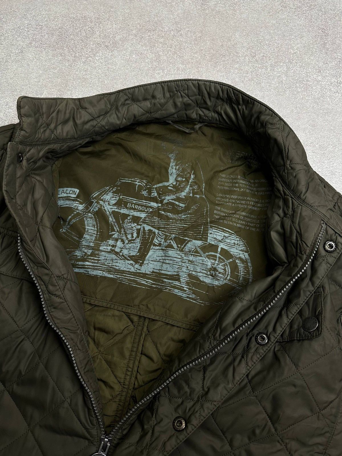 Barbour Vintage Barbour Ariel Quilt Puffer Jacket Rare Green Size US L / EU 52-54 / 3 - 6 Thumbnail