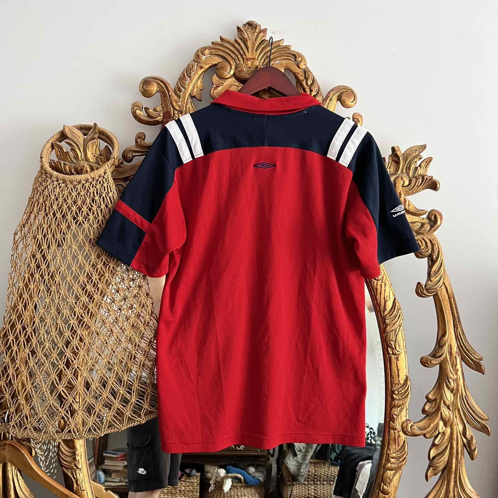 Umbro Vintage England Y2K football jersey umbro Sz L 90s Size US M / EU 48-50 / 2 - 2 Thumbnail