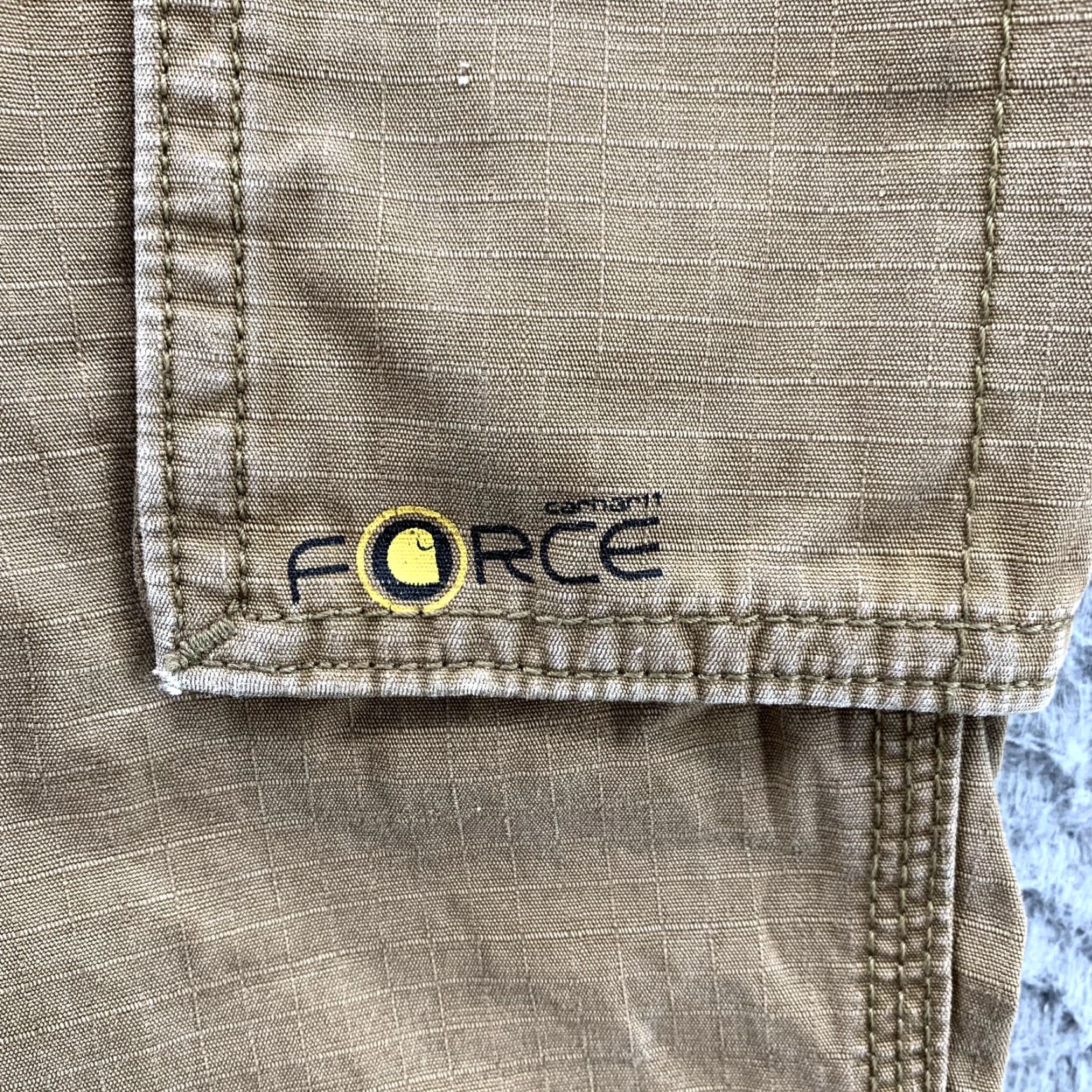 Carhartt VINTAGE Carhartt Force Cargo Pant Men 39x29 Ripstop Workwear Baggy Y2K Streetwear Relax Size US 39 - 2 Thumbnail