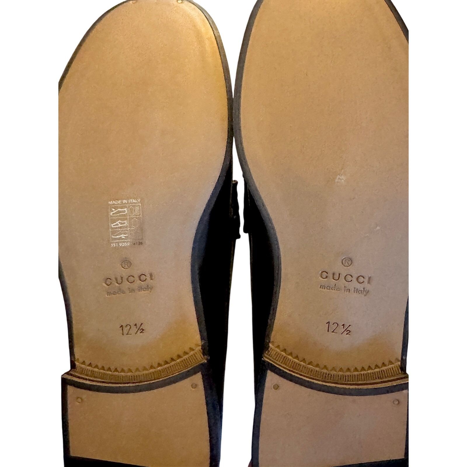 Gucci Gucci NWB Kaveh Supreme Black Leather Tassel Loafers Size US 13 / EU 46 - 5 Thumbnail