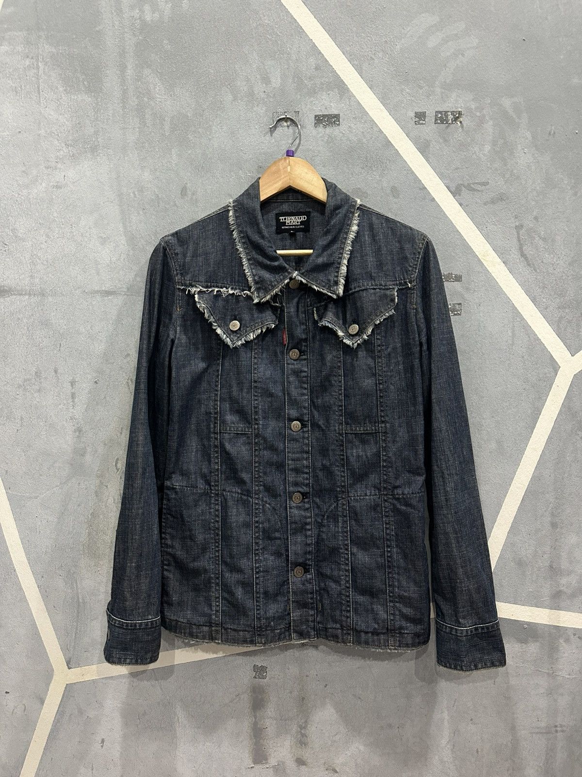 Tornado Mart Tornado Mart Fur Denim Jacket Size M / US 6-8 / IT 42-44 - 1 Thumbnail