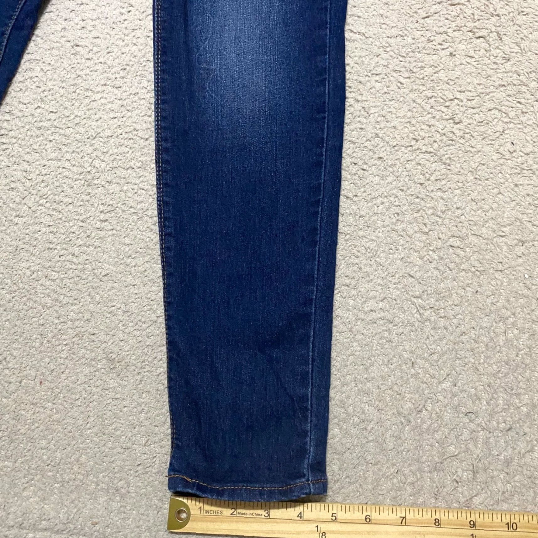 Vintage 1822 Denim Jeans Womens sz 8 Blue Denim Dark Wash Adrianna Skinny Mid Rise Size 30" / US 8 / IT 44 - 5 Thumbnail