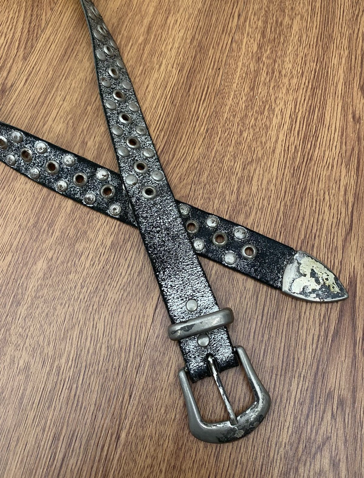 If Six Was Nine Studded ringer punk belt Size ONE SIZE - 2 Thumbnail