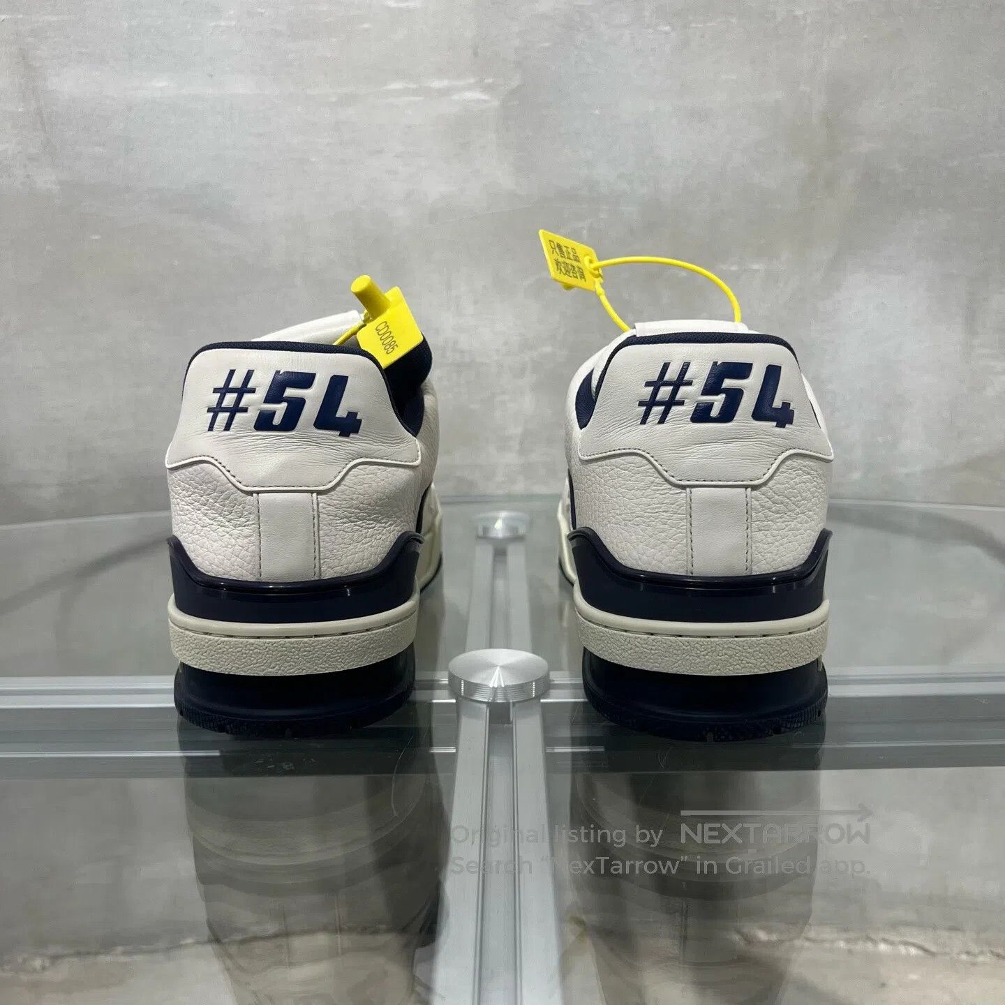 Louis Vuitton Louis Vuitton Trainer White Blue Cement board shoes Size US 9 / EU 42 - 6 Thumbnail
