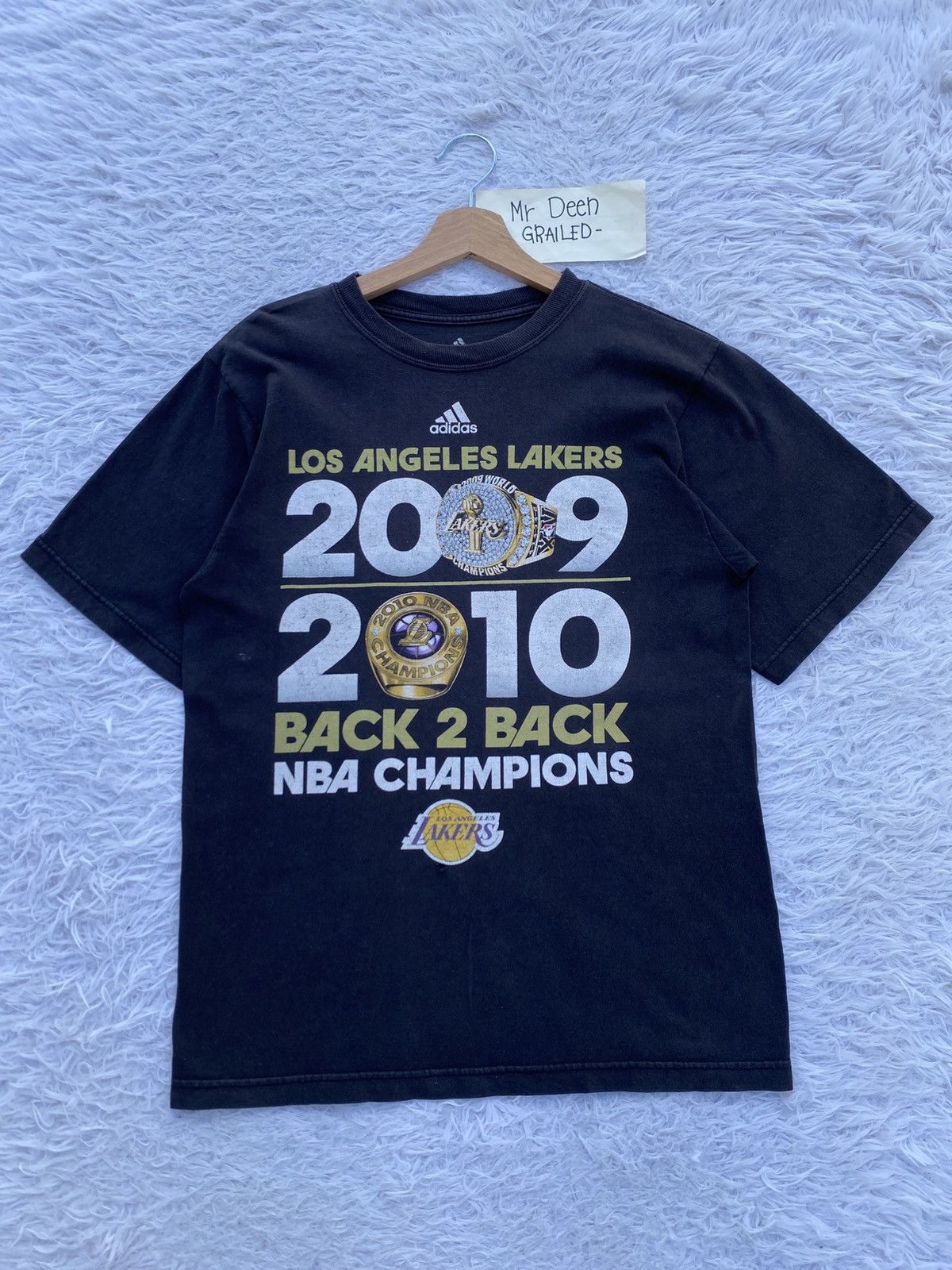 Adidas Rare ADIDAS x LA Lakers 2009-2010 Back to Back NBA Champion Size US S / EU 44-46 / 1 - 1 Thumbnail