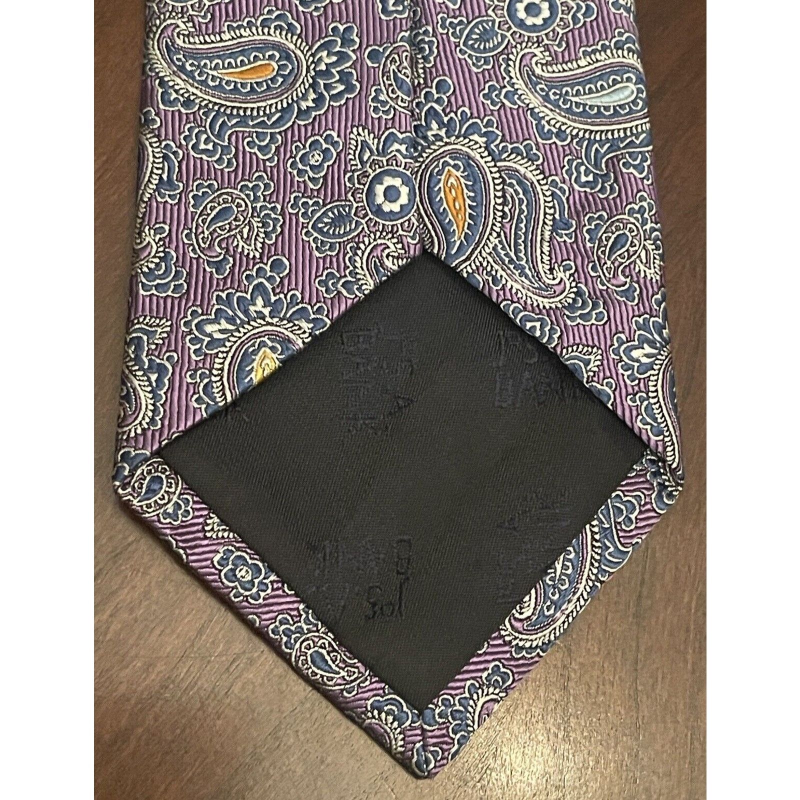 Jos. A. Bank Jos. A. Bank Purple Blue Pink Hand Made Silk Made In China Size ONE SIZE - 2 Thumbnail