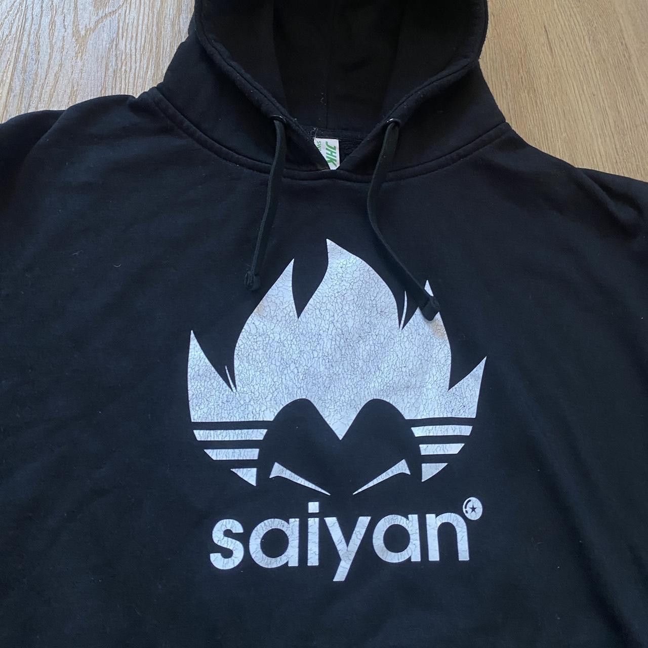 Other black and white Saiyan hoodie #DragonBallZ Hoodie Size US L / EU 52-54 / 3 - 3 Thumbnail